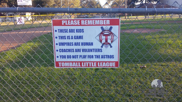 Wayne Stovall Sports Complex Sign Tomball