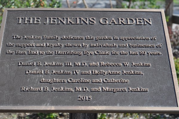 Jenkins Park Dedication Sign