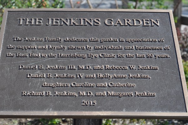 Jenkins Park Dedication Sign