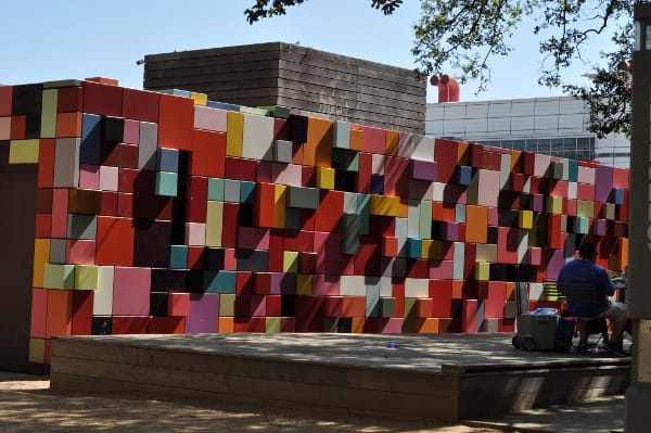 Block Wall at Discovery Green