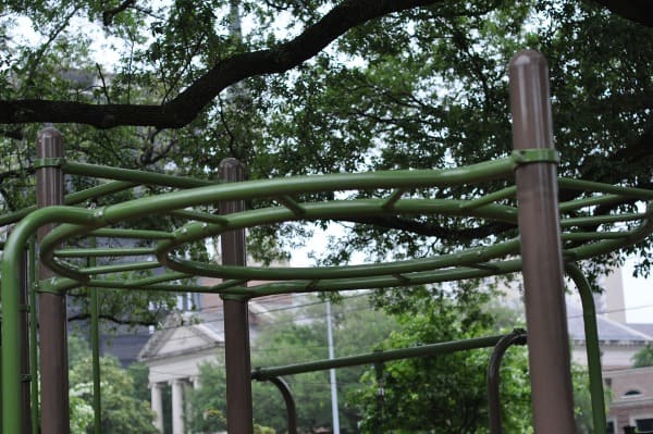River Oaks Park Pumpkin Park Circle Monkey Bars