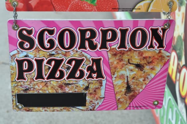 Rodeo Houston Scorpion Pizza at Pizza on a Stick