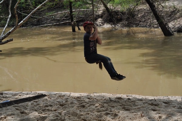 Lake Houston Wilderness Park Tree Swing BigKidSmallCity