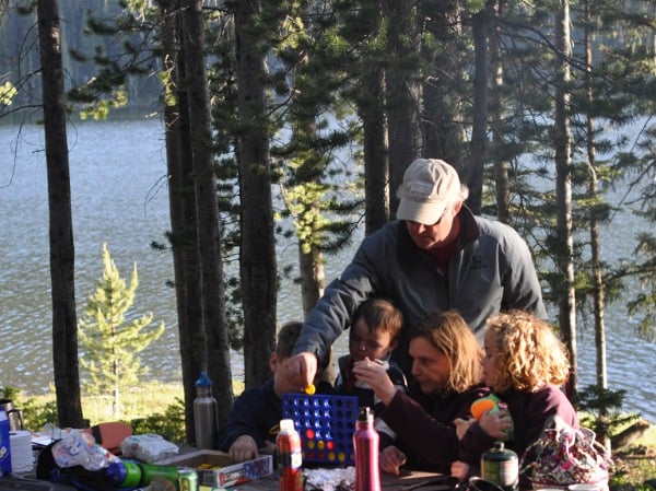 Camping Trip Connect 4 Game Montana