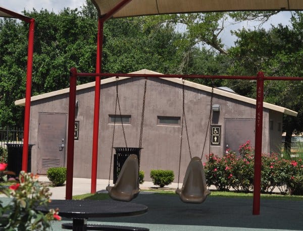 City of Katy Play Station Swings and Restroom