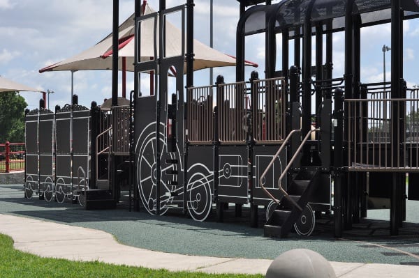 City of Katy Play Station Train Play Structure