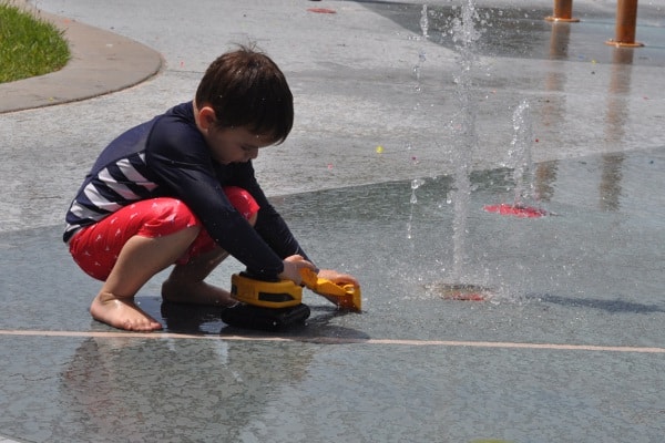 Cullen Park Splashpad and Toy Truck