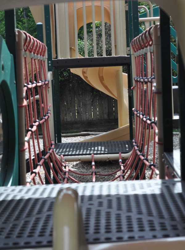 Joe Gaither Park in Bellaire Rope Bridge