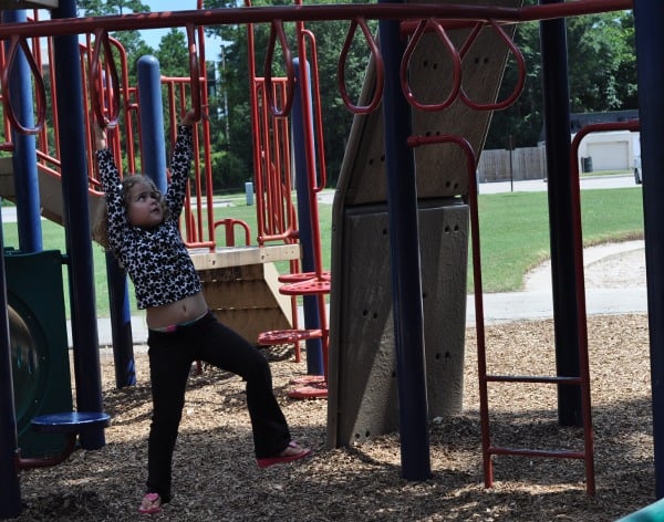 Northshore Park The Woodlands Monkey Bars