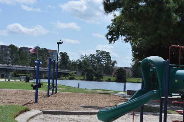 Northshore Park The Woodlands Swings and Lake