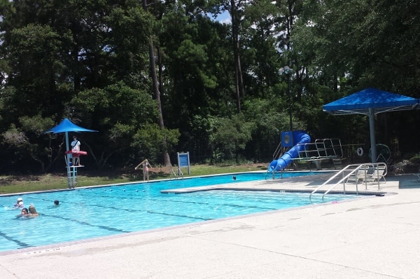 Ridgewood Park Pool Slide The Woodlands