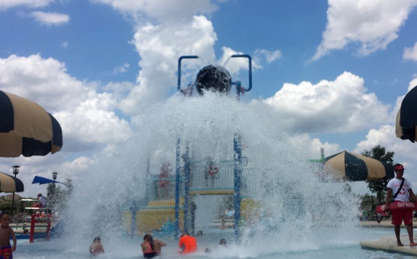 Rob Fleming Park Pool Water Dumping at Beach Entry