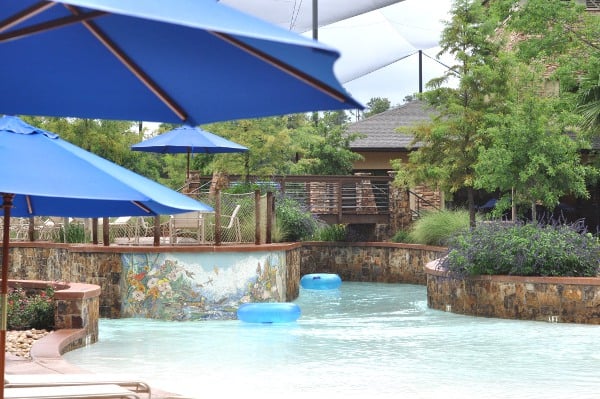 The Woodlands Resort Lazy River and Bridge BigKidSmallCity