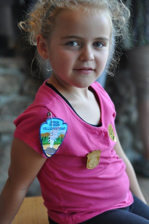 Yellowstone National Forest Junior Ranger Badges