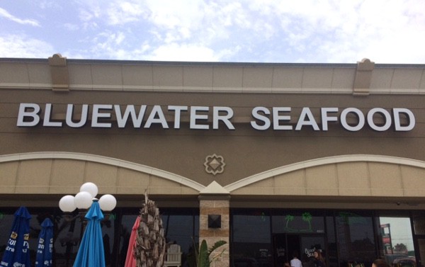 Blue Water Seafood Restaurant Outside