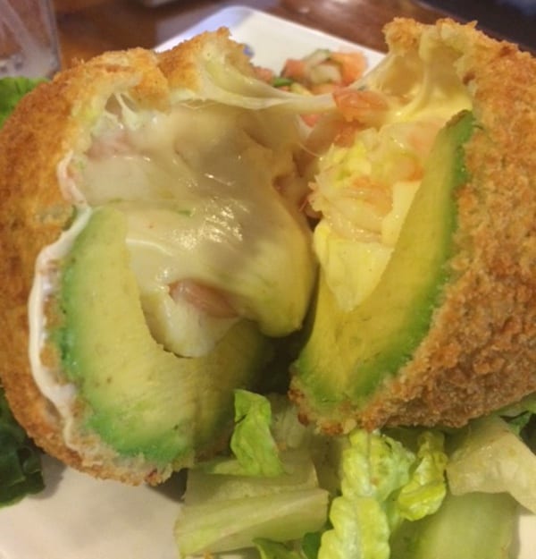 Blue Water Seafood Stuffed Avocado Cut