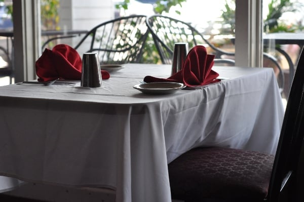 Shiva Indian Restaurant Tables