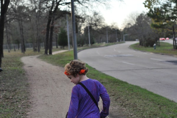 Memorial Park Trail by Street