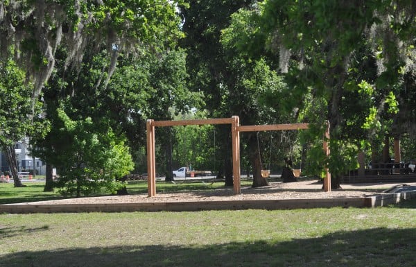 Bayou Parkland Hermann Park Swings