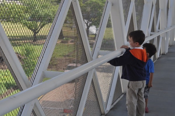 Boys Pedestrian Bridge at TMC Transit Center