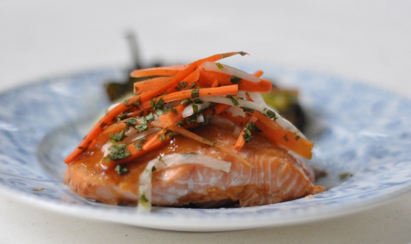 Marias Gourmet Kitchen Salmon and Pickeled Carrots