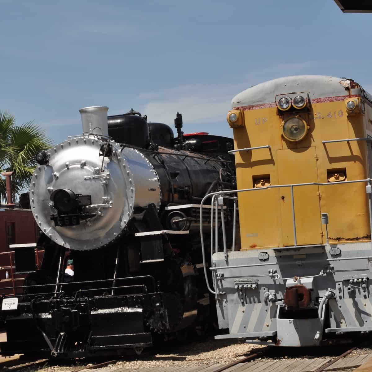 Trains at Galveston Railroad Museum