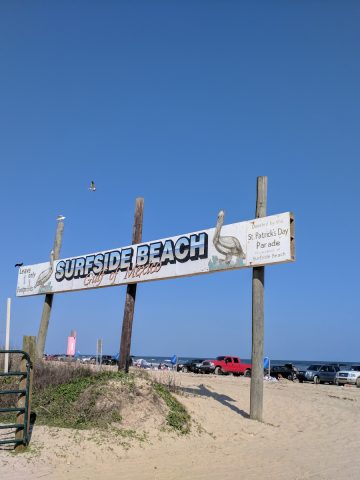 Surfside Beach Sign