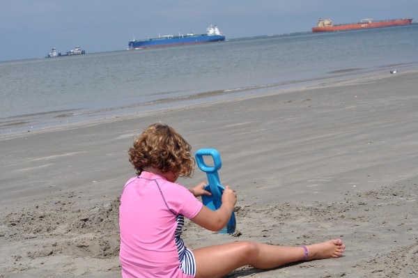 See the ships in the Houston Ship Channel