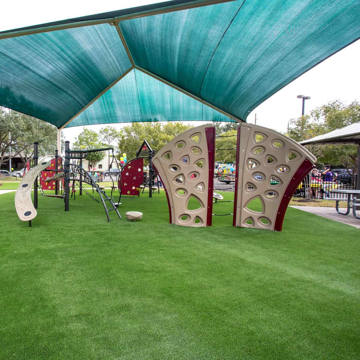 Shade at Quillian Center Playground