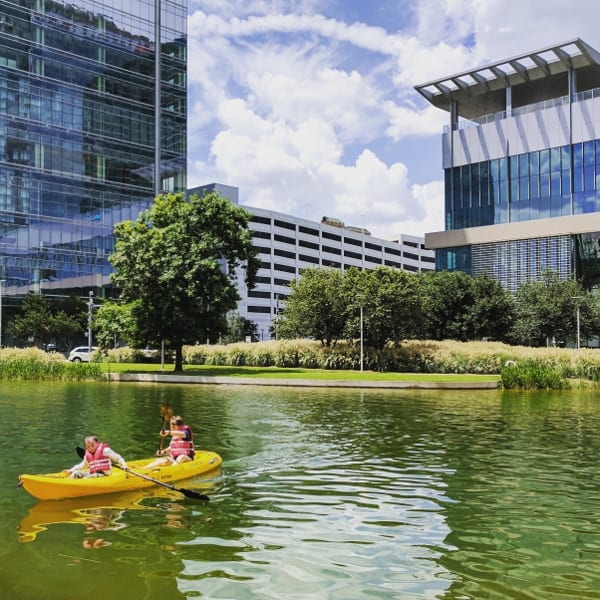discovery green downtown houston