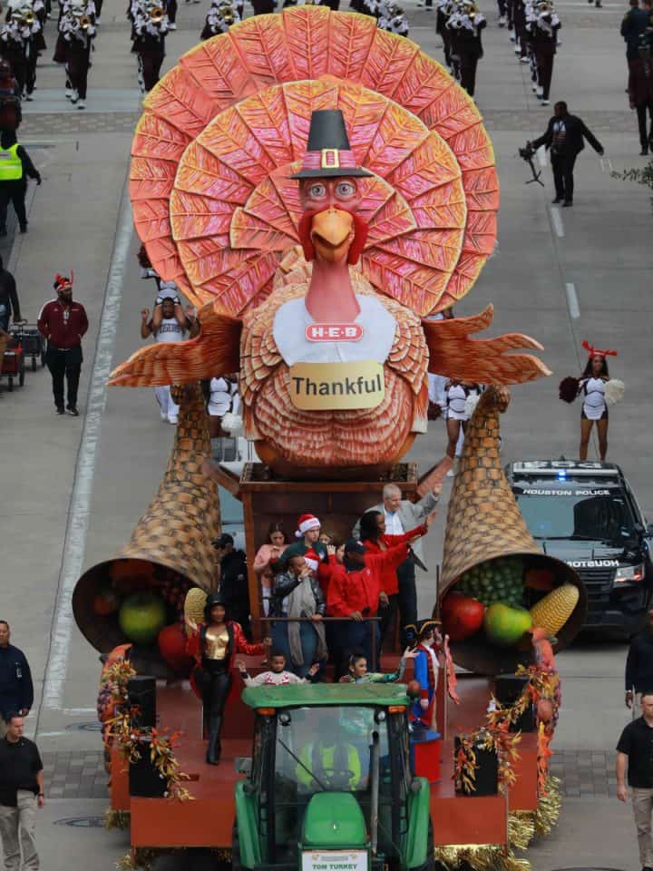 Turkey at HEB Thanksgiving Day Parade