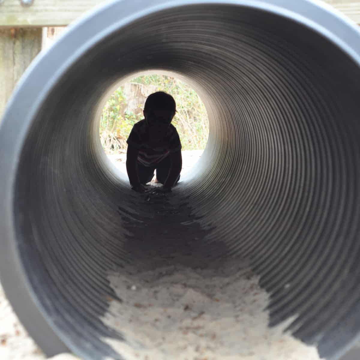 Houston Arboretum Playground Tunnel