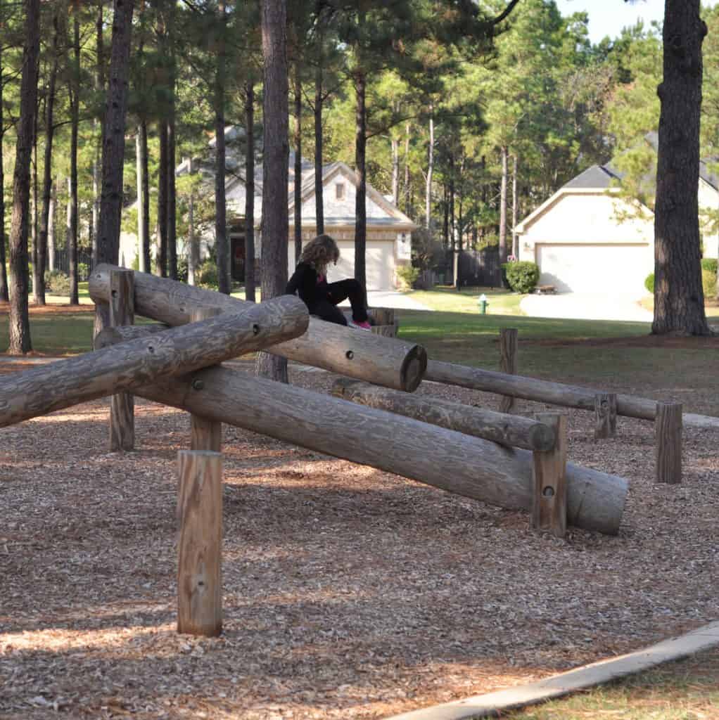 Logs at Jagged Ridge Park