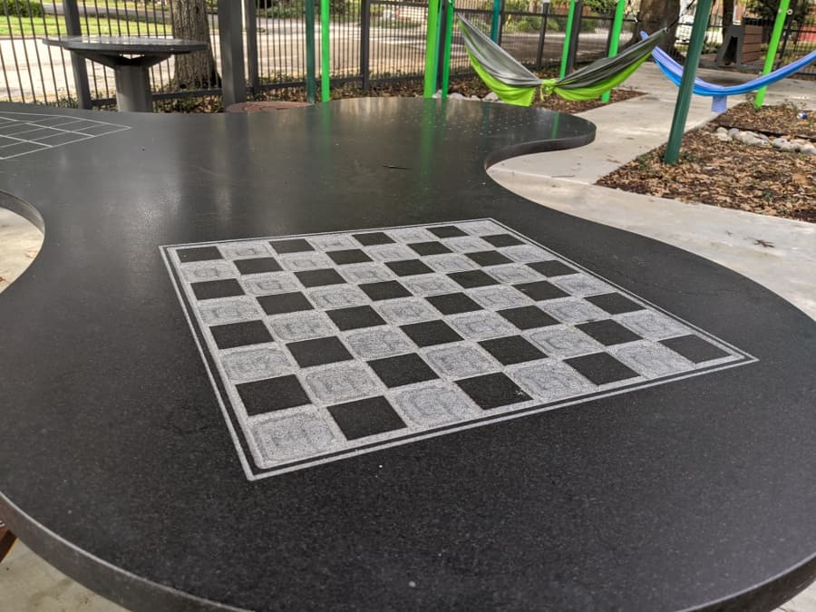 Dow Elementary Park Chess Board
