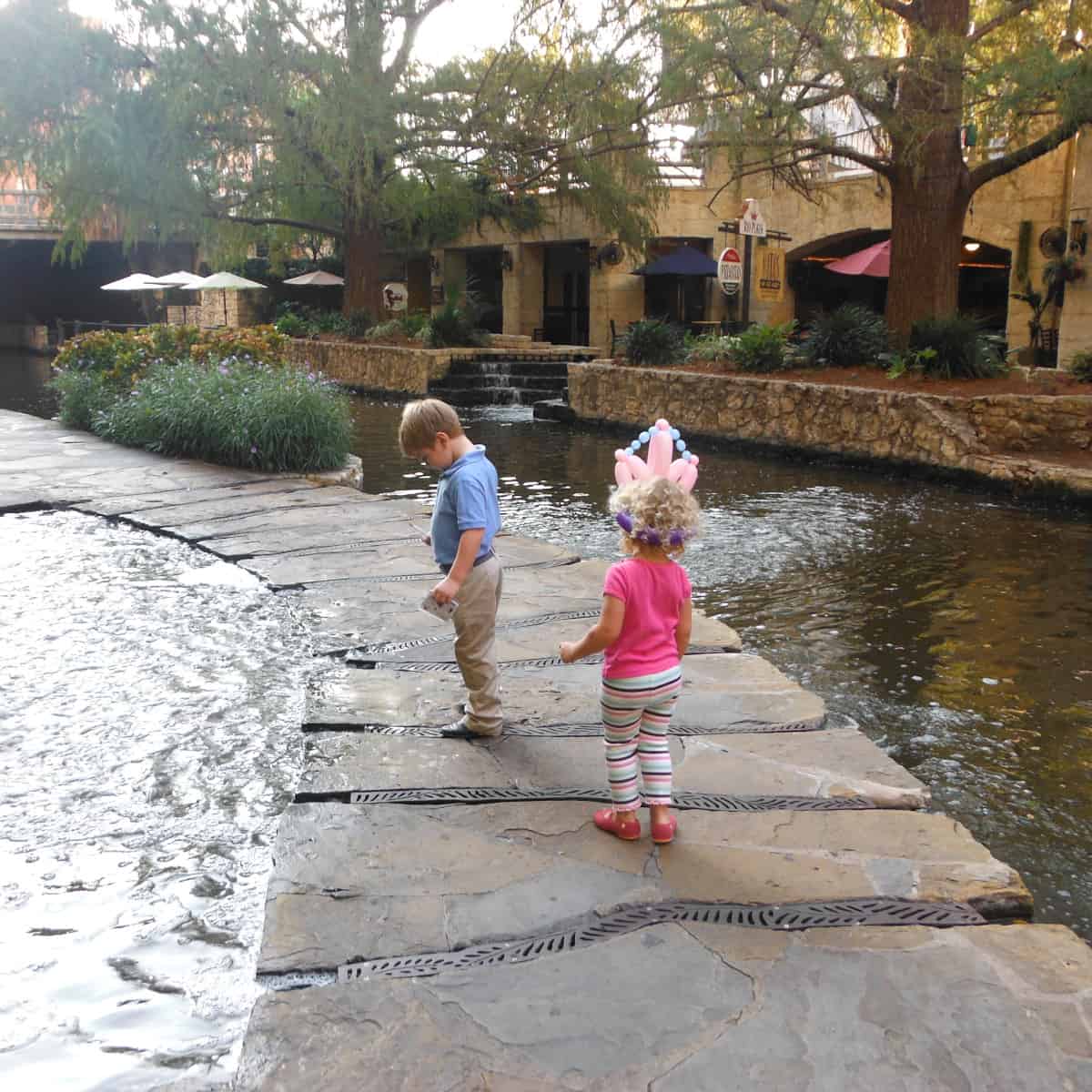 San Antonio River Walk Kids Crossing