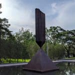 Sculpture at Rothko Chapel