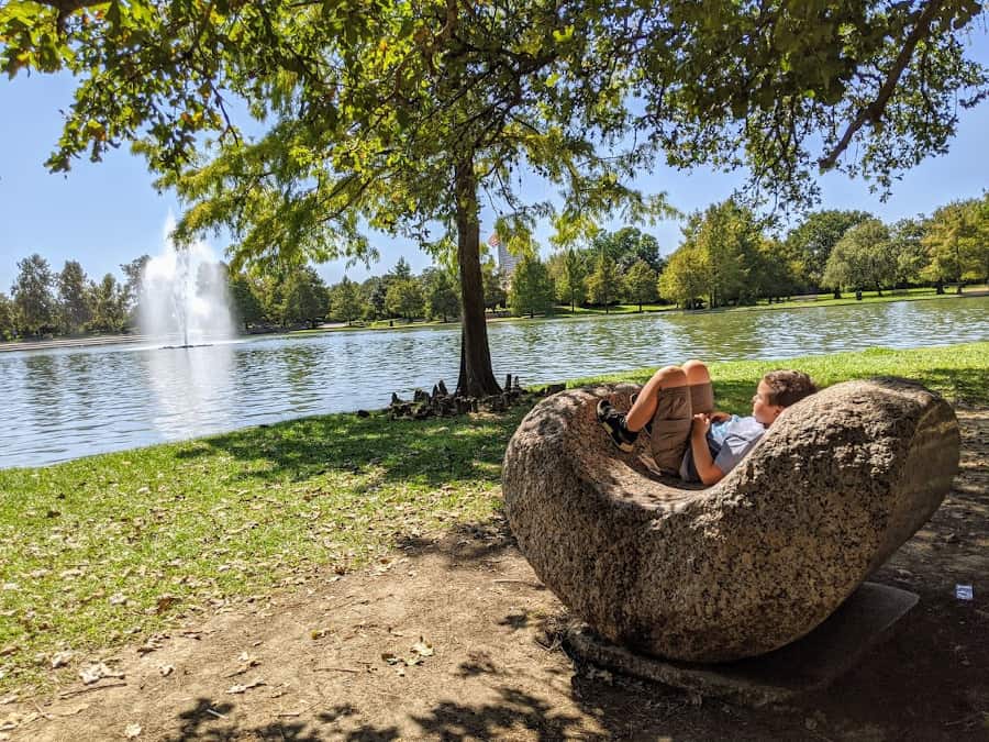 Hermann Park Rock Chair