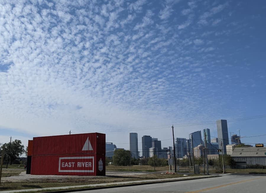 East River View of Downtown Houston