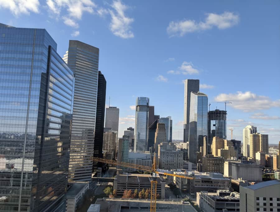 View of Downtown Houston Skyline