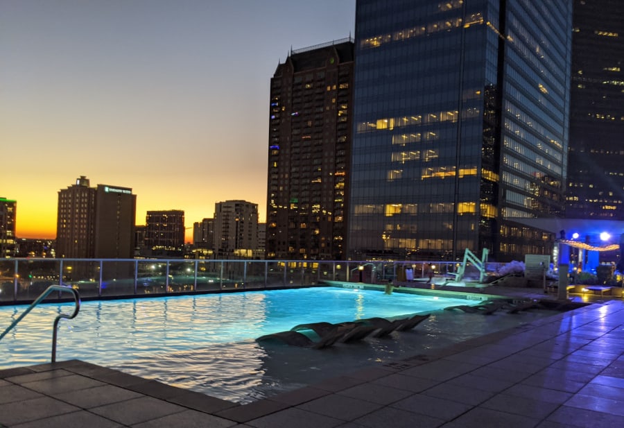 Marriott Rooftop Lazy River and Pool