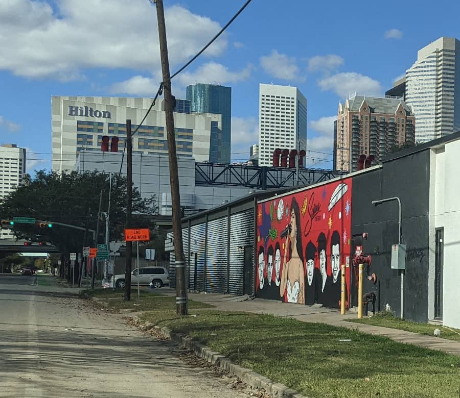 Houston Selena Mural on Polk Street