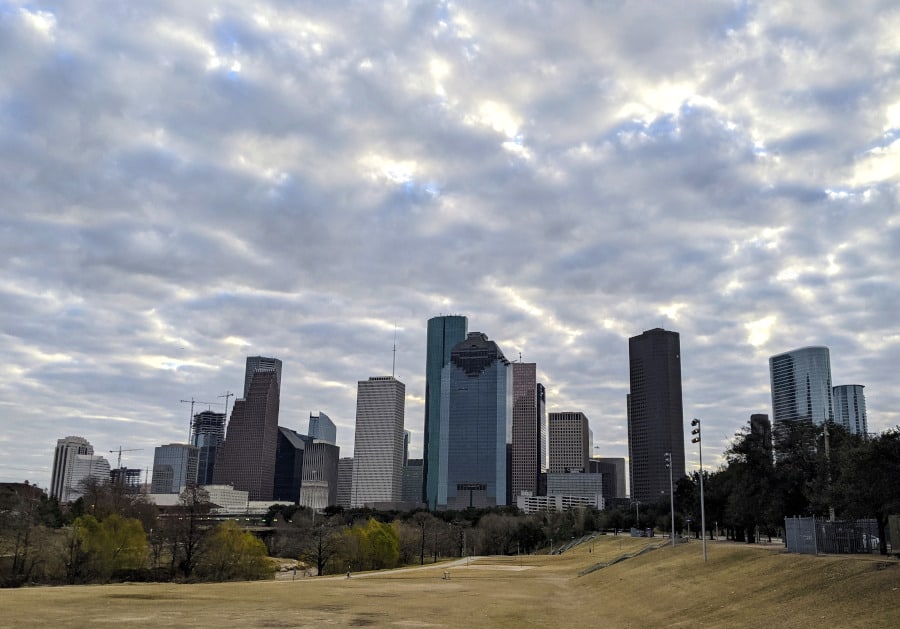 Eleanor Tinsley Park View of Downtown Houston