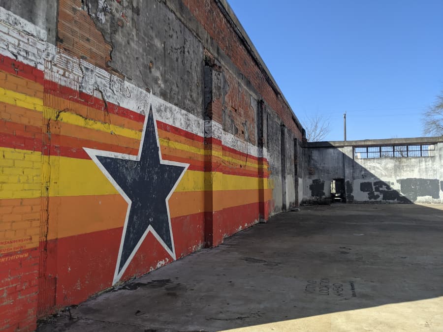 Astros Star Mural Houston