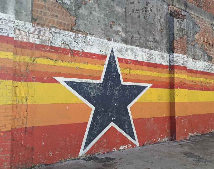 Astros Star Mural Houston