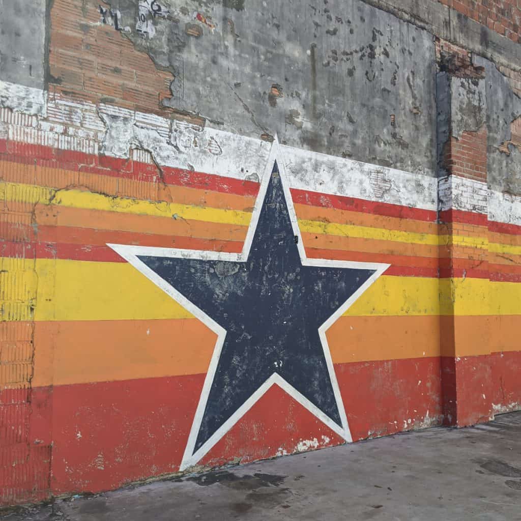 Houston Astros Star Mural