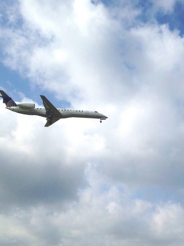 Airplane over Houston