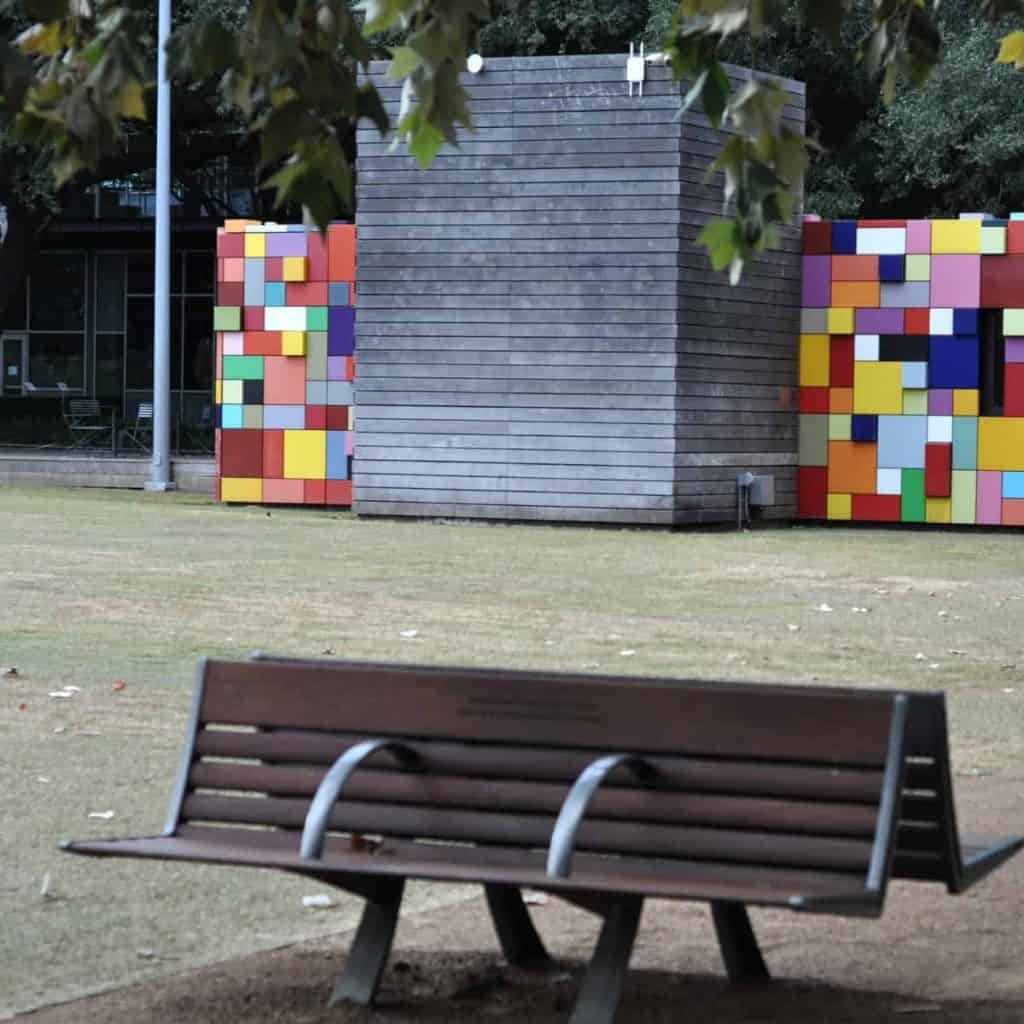 Discovery Green Colorful Block Wall