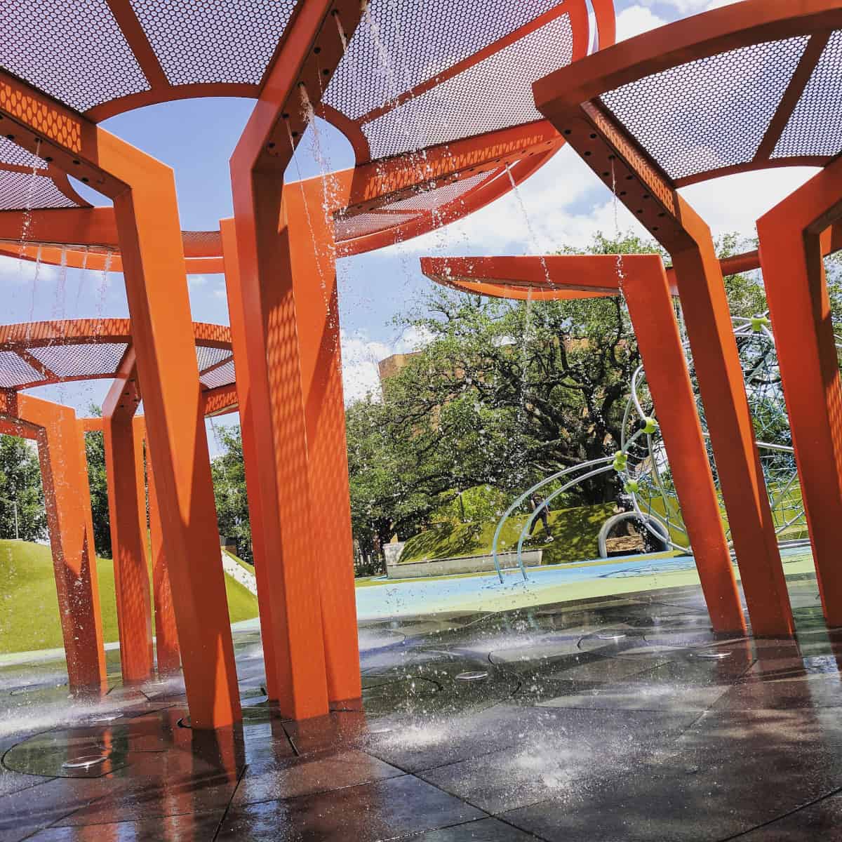 Levy Park Splashpad