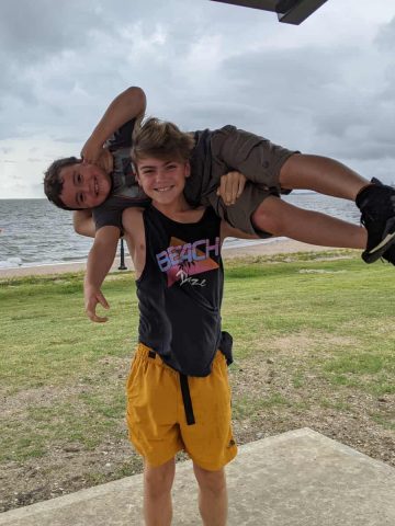 Boys at the Beach