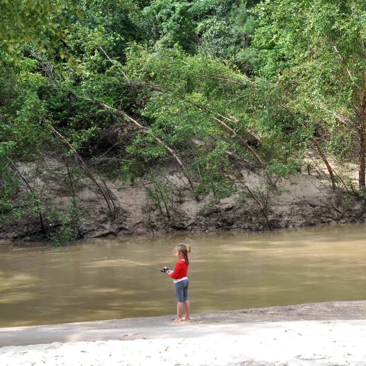 Fishing at Lake Houston Wilderness Park